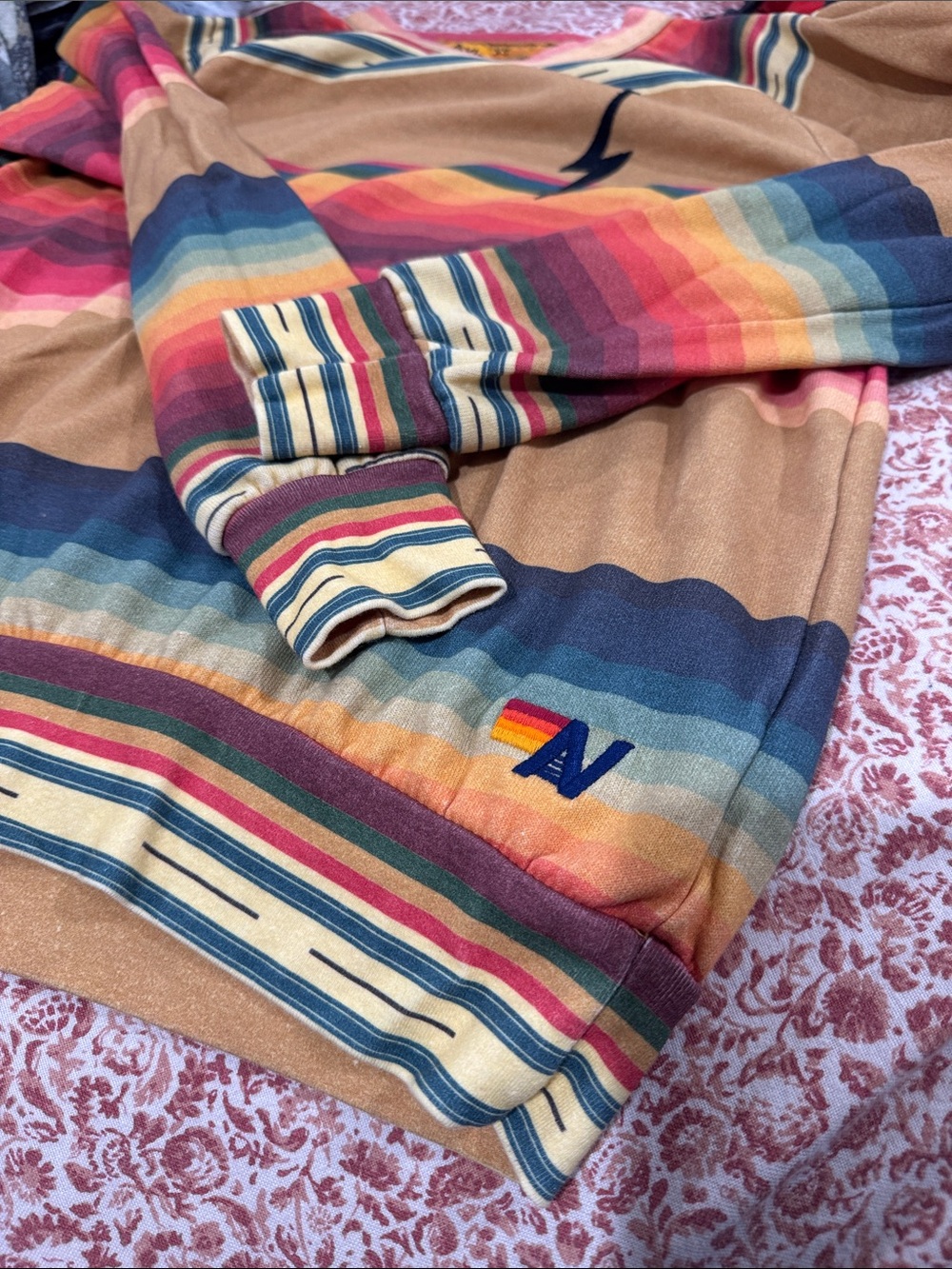 Aviator nation tulum crewneck with mini bolt patch - Picture 2 of 3